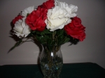 Red and White Roses